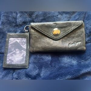Junior Drake Leather Wallet + Key Card Holder Set